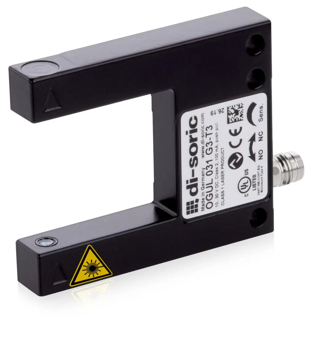 Produktfoto 1 von Di-Soric Optischer Sensor, Optisch, Bereich 30 mm, NPN, PNP Ausgang, M8, Hell-/dunkelschaltend