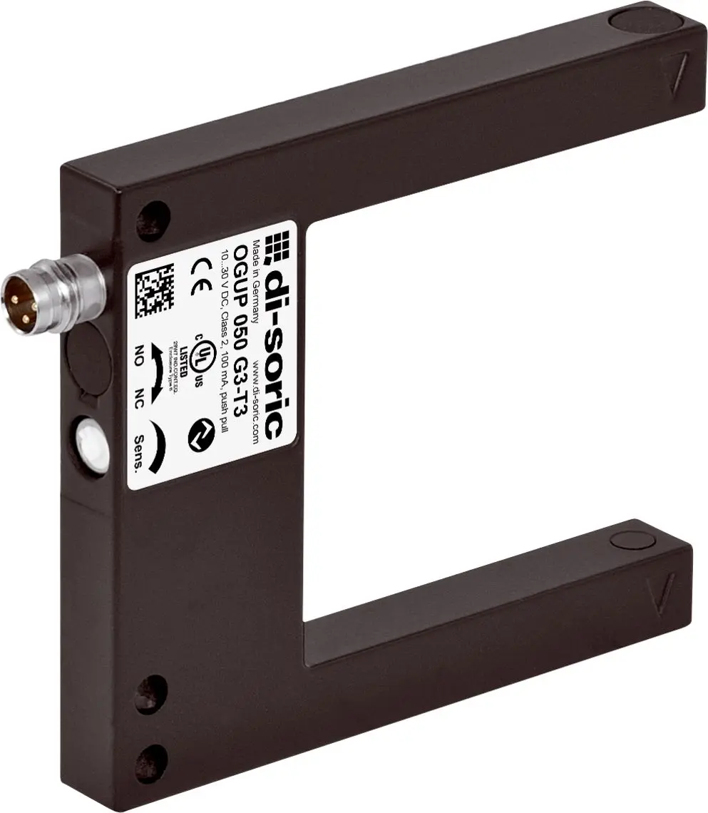 Produktfoto 1 von Di-Soric Optischer Sensor, Optisch, Bereich 50 mm, NPN, PNP Ausgang, M8, Hell-/dunkelschaltend
