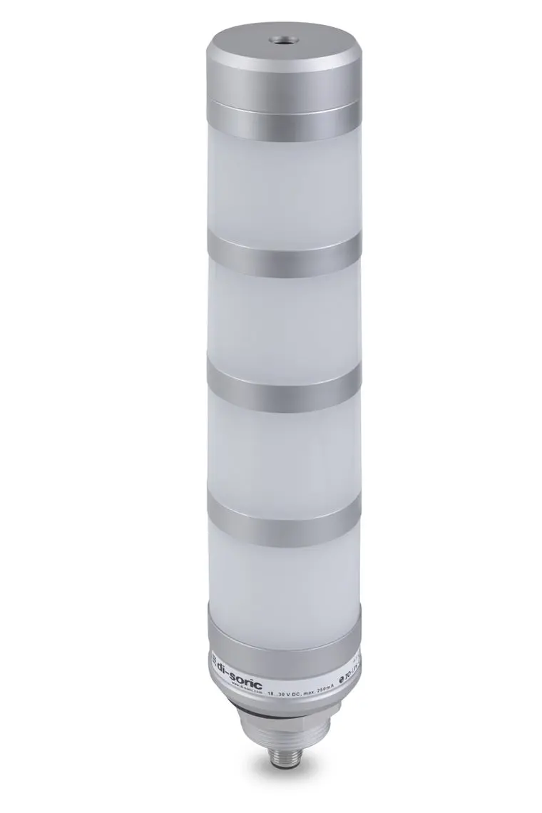 Produktfoto 1 von Di-Soric SBT-F-BGYR LED Signalturm Summer 4-stufig Linse Grün, Gelb, Rot, Blau 24V 37 mm