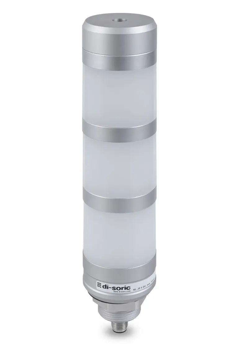 Produktfoto 1 von Di-Soric SBT-F-BGYR LED Signalturm Summer 3-stufig Linse Rot, Gelb, Grün 24V 37 mm