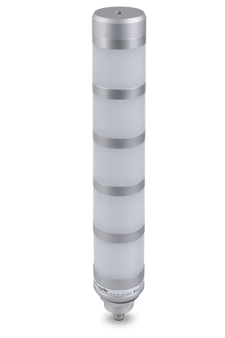 Produktfoto 1 von Di-Soric SBT-F-WBGYR LED Signalturm Summer 5-stufig Linse Gelb, Blau, Grün, Rot, Weiß 24V 37 mm