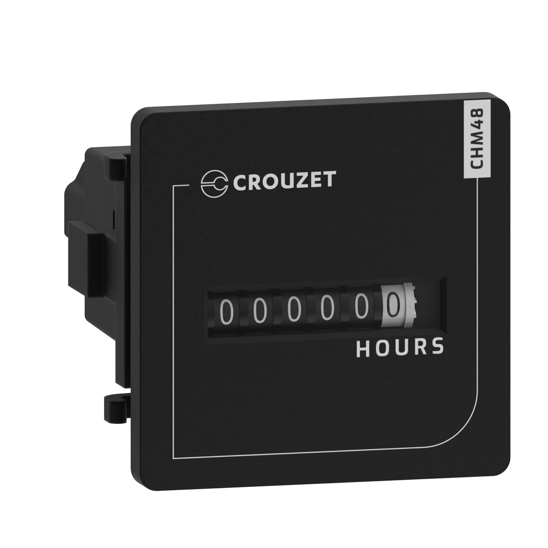Produktfoto 1 von Crouzet CHM48 Mechanisch Zähler 6-stellig Stunden max. 50/60Hz 90 → 264 V