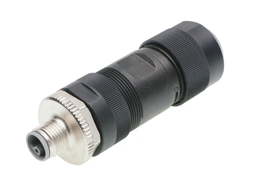 Produktfoto 1 von Molex 120502 M12 Rundsteckverbinder 5-polig Stecker 16A Kabel IP40