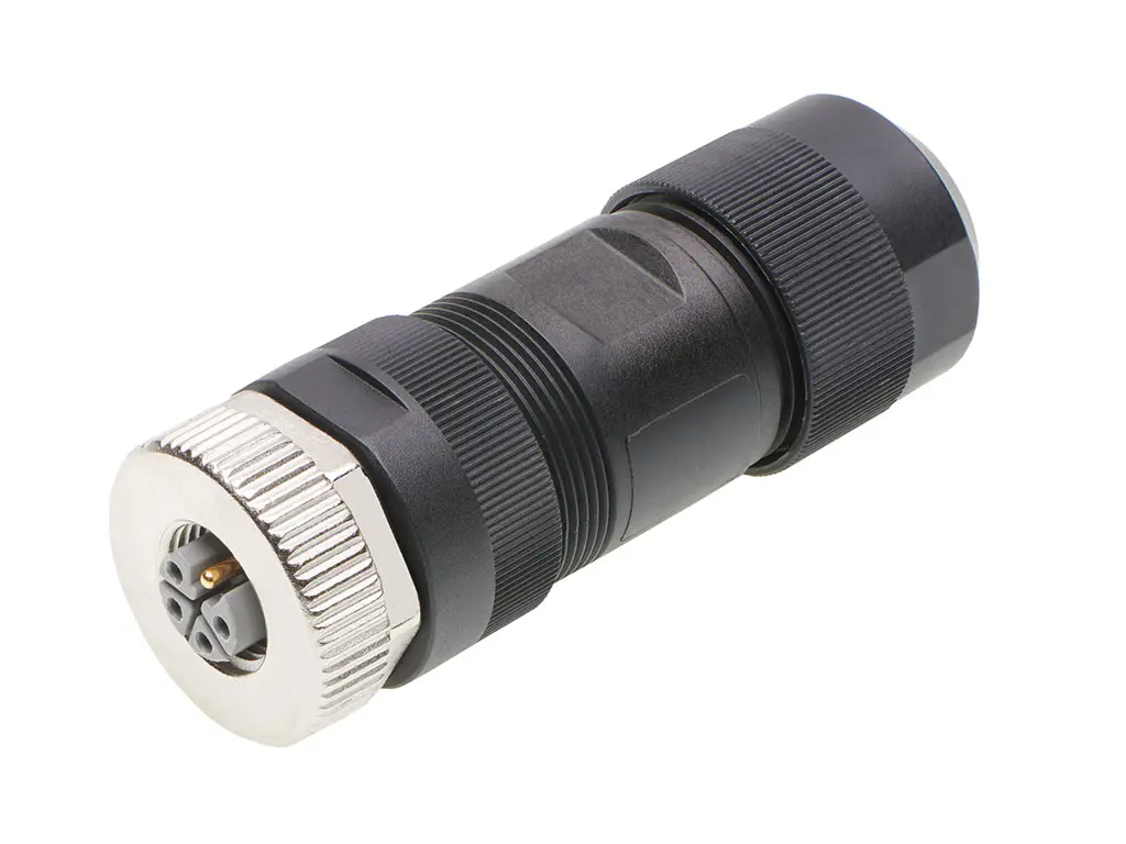 Produktfoto 1 von Molex 120502 M12 Rundsteckverbinder Buchse 5-polig Buchse 16A Kabel IP67