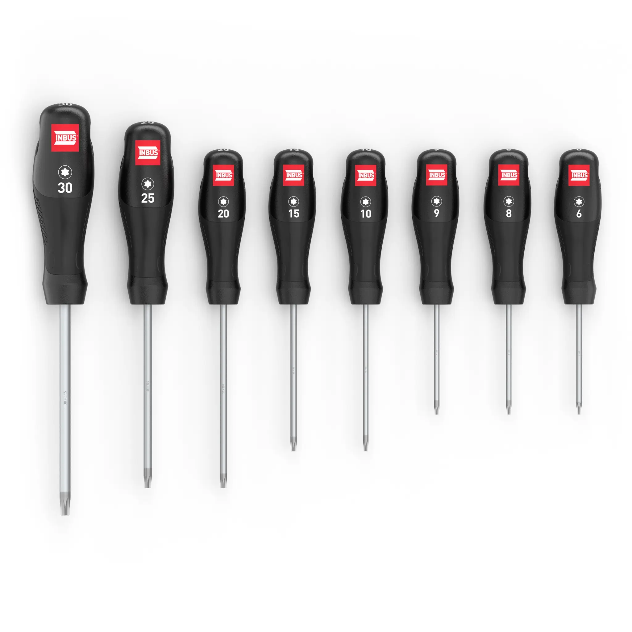 Produktfoto 1 von INBUS TORX®-Schlüsselsatz, CrMo-Stahl 8