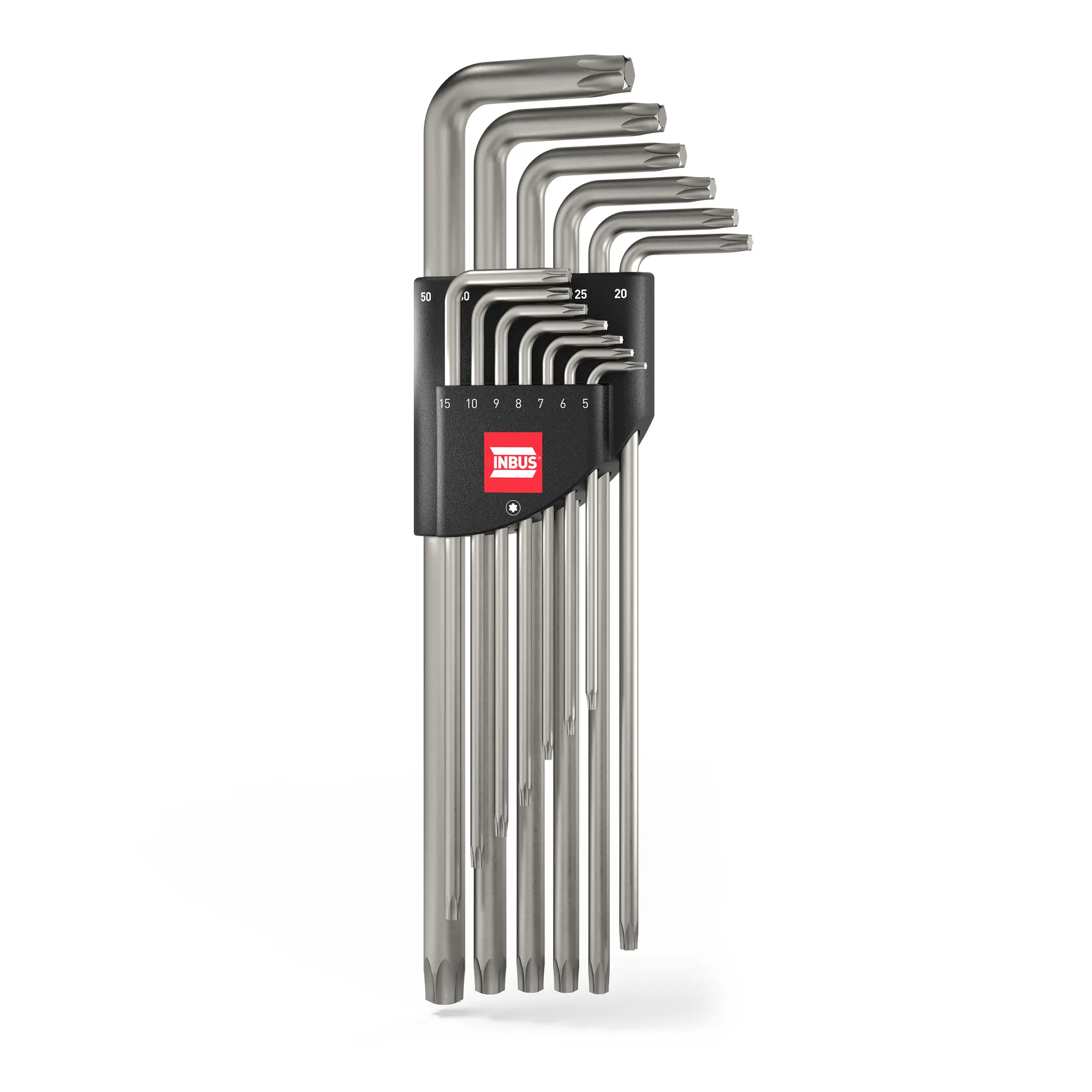 Produktfoto 1 von INBUS TORX®-Schlüsselsatz Lang, CrV-Stahl 13
