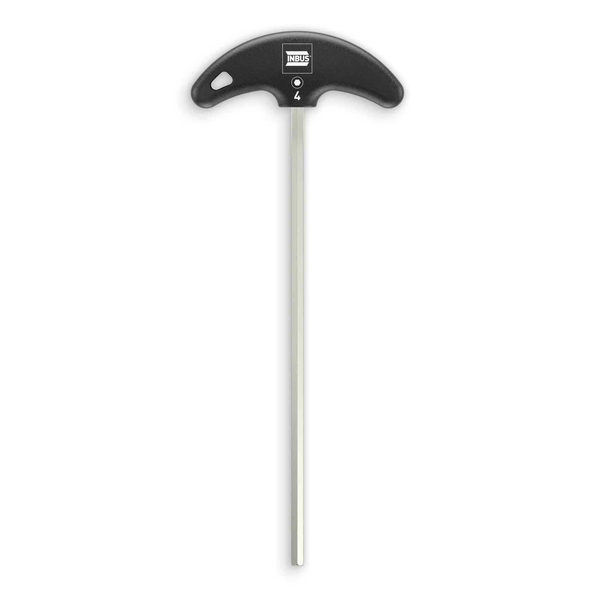 Produktfoto 1 von INBUS metrisch  Innensechskant-Schlüssel 4mm T-Griff