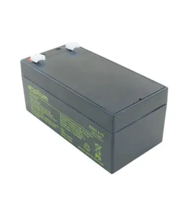 Produktfoto 1 von Exalium Faston F1 Bleiakku, 12 V / 3.5 Ah, 67mm x 60 mm x 134 mm