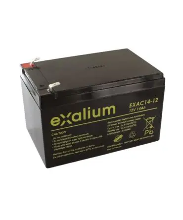 Produktfoto 1 von Exalium EXAC14-12 Faston F2 Bleiakku, 12 V / 14 Ah, 95mm x 98 mm x 151 mm