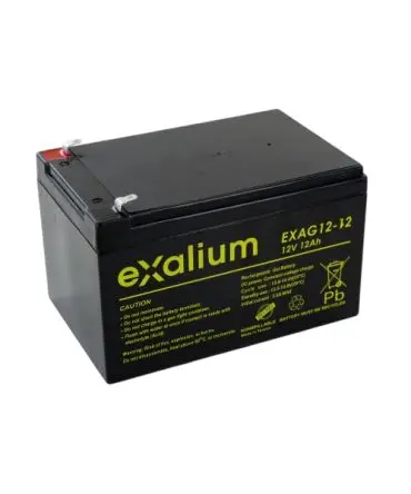 Produktfoto 1 von Exalium Faston F2 Bleiakku, 12 V / 12 Ah, 93mm x 98 mm x 151 mm