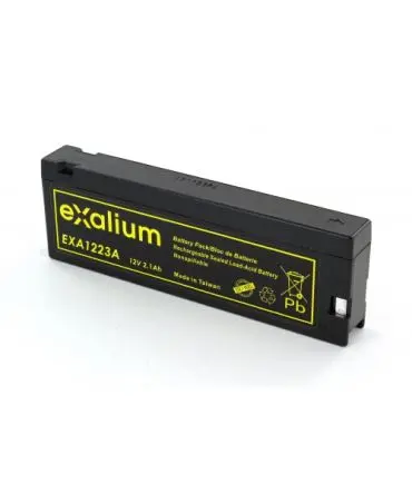 Produktfoto 1 von Exalium Faston F13 Bleiakku, 12 V / 2.1 Ah, 23mm x 62 mm x 180 mm