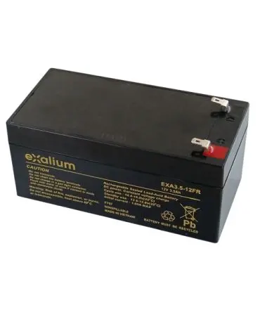Produktfoto 1 von Exalium Faston F1 Bleiakku, 12 V / 3 Ah, 67mm x 66 mm x 134 mm