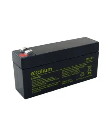 Produktfoto 1 von Exalium Faston F1 Bleiakku, 8 V / 3.2 Ah, 37mm x 63 mm x 134 mm