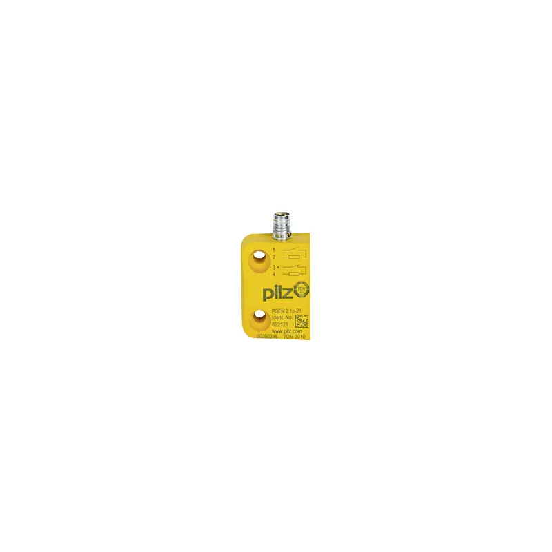Produktfoto 1 von Pilz 522 M8 Berührungsloser Sicherheitsschalter aus Polybutylenterephthalat (PBT) 24V dc