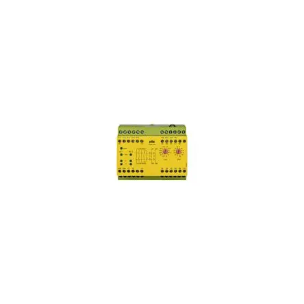 Produktfoto 1 von Pilz 774 Sicherheitsrelais 24V dc, 5 Sicherheitskontakte, 1 Hilfsschalter, Automatisch und manuell TÜV, CE, cULus
