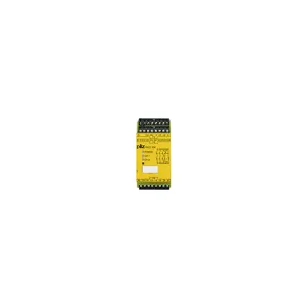 Produktfoto 1 von Pilz 777 Sicherheitsrelais 24V ac/dc, 3 Sicherheitskontakte, 1 Hilfsschalter, Automatisch und überwacht CE, CCC, UKCA,
