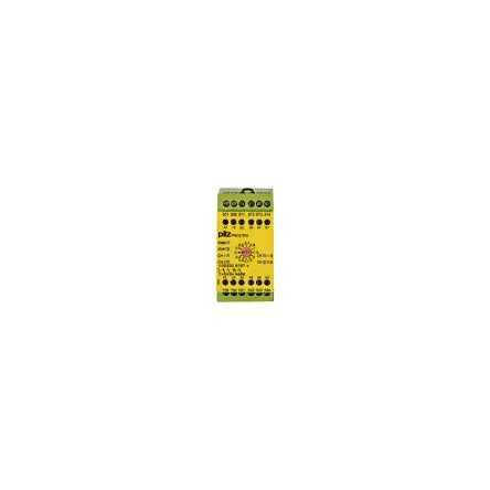 Produktfoto 1 von Pilz 774 Sicherheitsrelais 24V dc, 5 Sicherheitskontakte EN 61326-3-1, CCC, UKCA, EN 60947-5-1, TÜV, EN 61000-6-2, EAC,