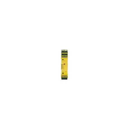 Produktfoto 1 von Pilz 751 Sicherheitsrelais 24V dc, 3 Sicherheitskontakte, 1 Hilfsschalter EN 61000-6-4, EN 61000-6-2, EN 61326-3-1, EAC