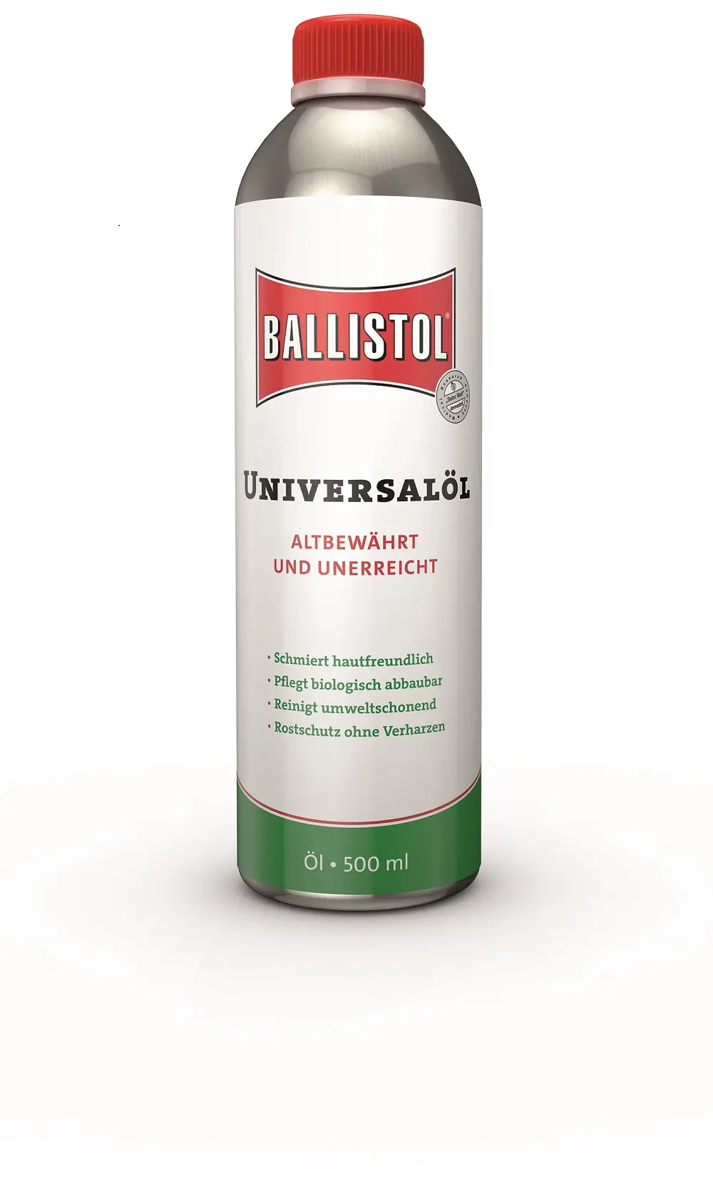 Produktfoto 1 von BALLISTOL Universal, Öl Schmierstoff lebensmitteltauglich, Flasche 500 ml