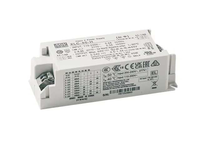 Produktfoto 1 von MEAN WELL LED-Treiber 110 → 305 V Netzteil für LED-Treiber, Ausgang 60V / 1.4A Konstante Leistung