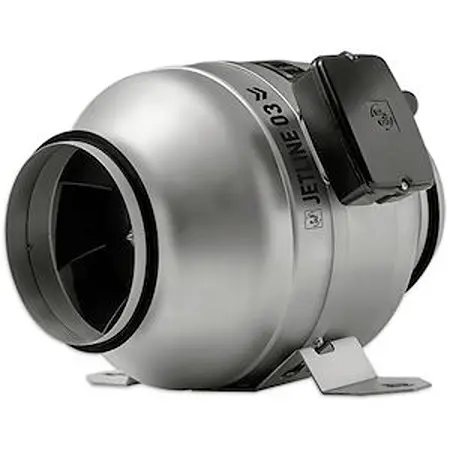 Produktfoto 1 von Soler&Palau 246 Abzugsgebläse Rund 300 m³/h Schraubanschlussklemme, Runder Abluftventilator, 40 dB 120 mm