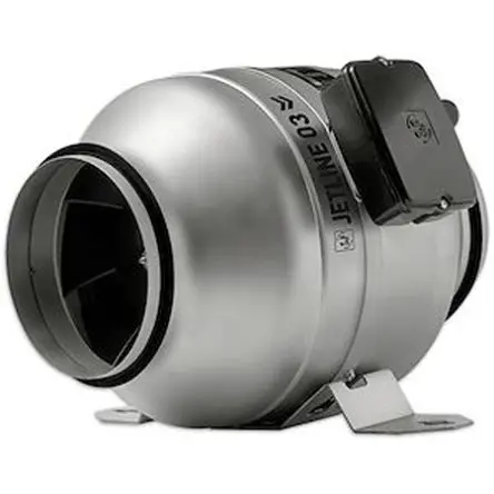 Produktfoto 1 von Soler&Palau 246 Abzugsgebläse Rund 300 m³/h Schraubanschlussklemme, Runder Abluftventilator, 40 dB 120 mm
