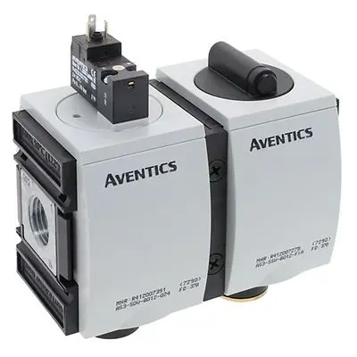 Produktfoto 1 von EMERSON – AVENTICS AS3 Pneumatik­Weichstartventil 1/2 in G, 10 bar, 3500 L/min Stecker