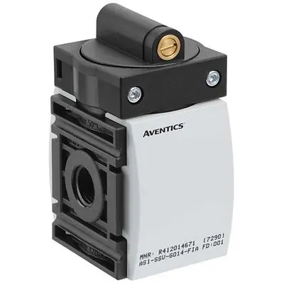 Produktfoto 1 von EMERSON – AVENTICS AS1-SSV Pneumatik­Weichstartventil 1/4 in G, 12 bar, 2000 L/min 0.5 in