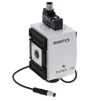 Produktfoto 1 von EMERSON – AVENTICS AS3-SOV-G012-3/2-POS Pneumatik Absperrventil 4500 L/min 1/2 in G Stecker