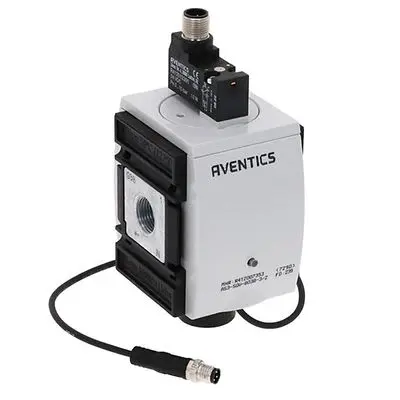 Produktfoto 1 von EMERSON – AVENTICS AS3-SOV-G012-3/2-POS Pneumatik Absperrventil 4500 l/min 1/2 in G Stecker