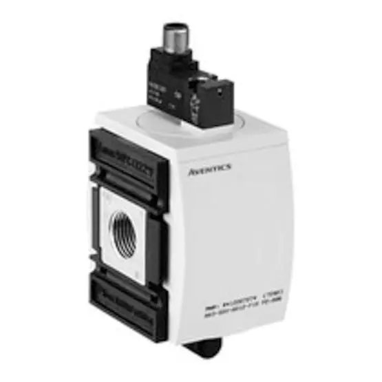 Produktfoto 1 von EMERSON – AVENTICS AS3 Pneumatik­Weichstartventil 1/2 in G, 10 bar, 4500 L/min Stecker
