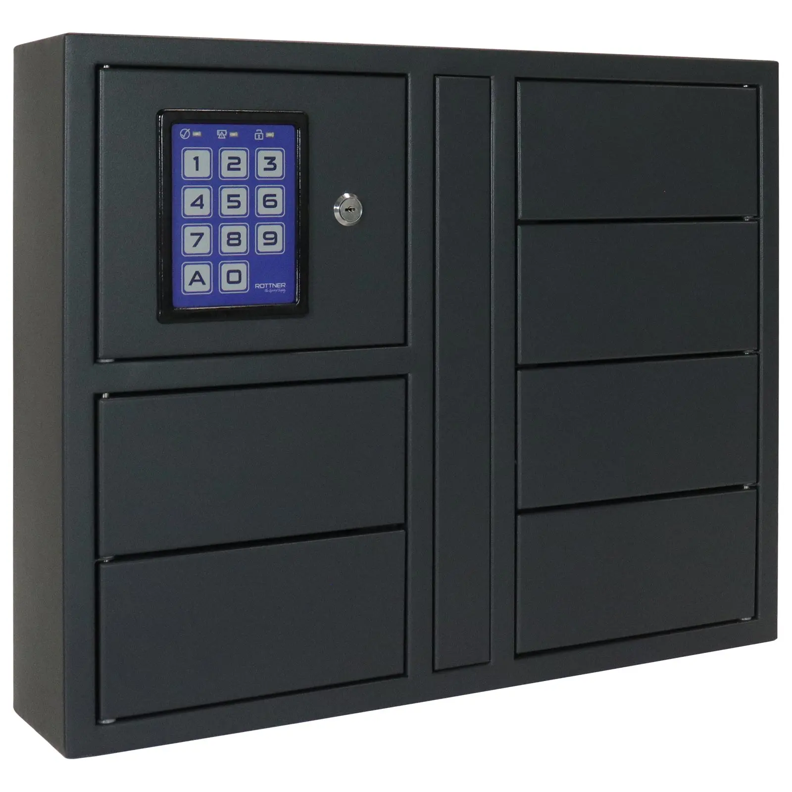 Produktfoto 1 von Rottner Comsafe Anthrazit Stahl Wand