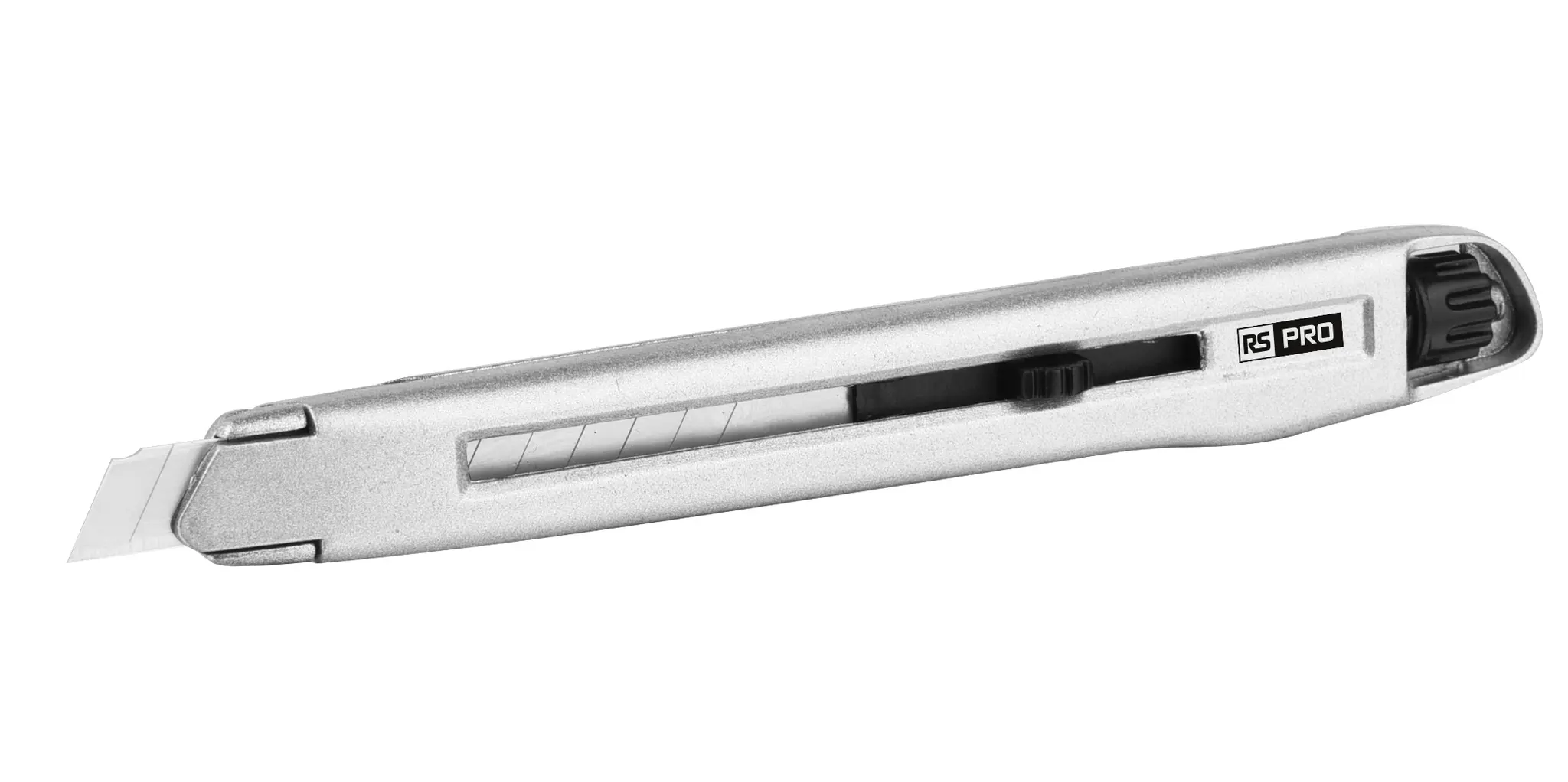 Produktfoto 1 von RS PRO Sicherheitsmesser, Hohe Beanspruchung, Abbrechklinge 80 mm Einziehbar