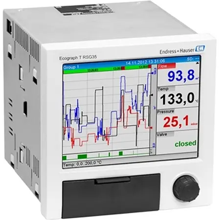 Produktfoto 1 von Endress+Hauser RSG35-C2AL7 Grafik Kurvenschreiber Temperatur