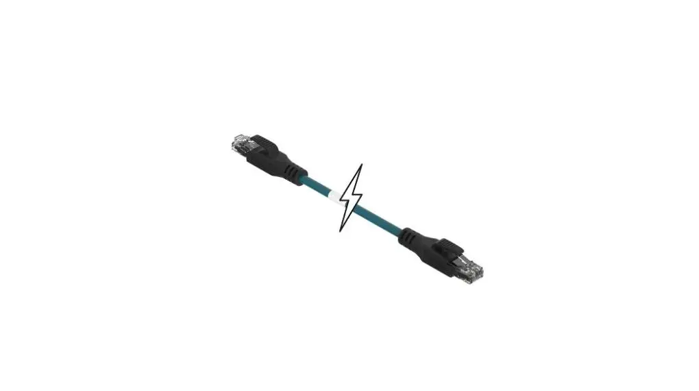 Produktfoto 1 von Molex RJ45 Ethernet-Kabel, 5 mm, Blaugrün Geschirmt, Thermoplastisches Polyurethan
