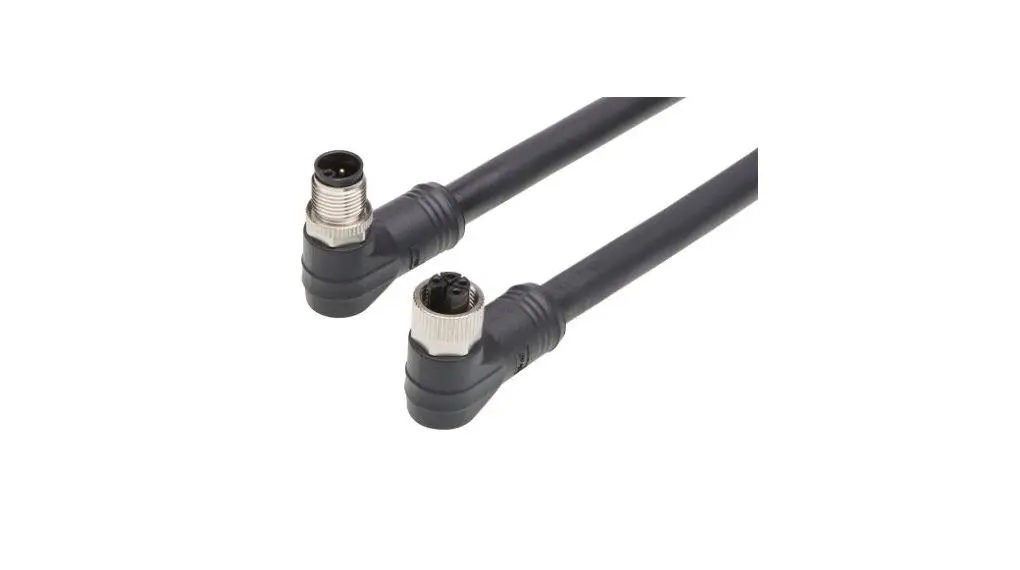 Produktfoto 1 von Molex Brad Micro-Change, 4-polig konfektioniertes Sensorkabel, M12, Rechtwinklig Buchse / M12 Stecker, Länge 20 m