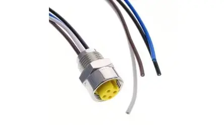 Produktfoto 1 von Molex Mini-Change, 4-polig Rundsteckverbinder, Mini-Change, Gerade Buchse 4, Länge 3 m