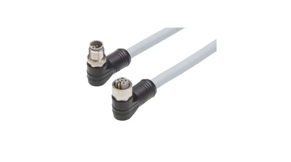 Produktfoto 1 von Molex Brad Micro-Change, 5-polig konfektioniertes Sensorkabel, M12, Rechtwinklig Buchse / M12 Stecker, Länge 15 m