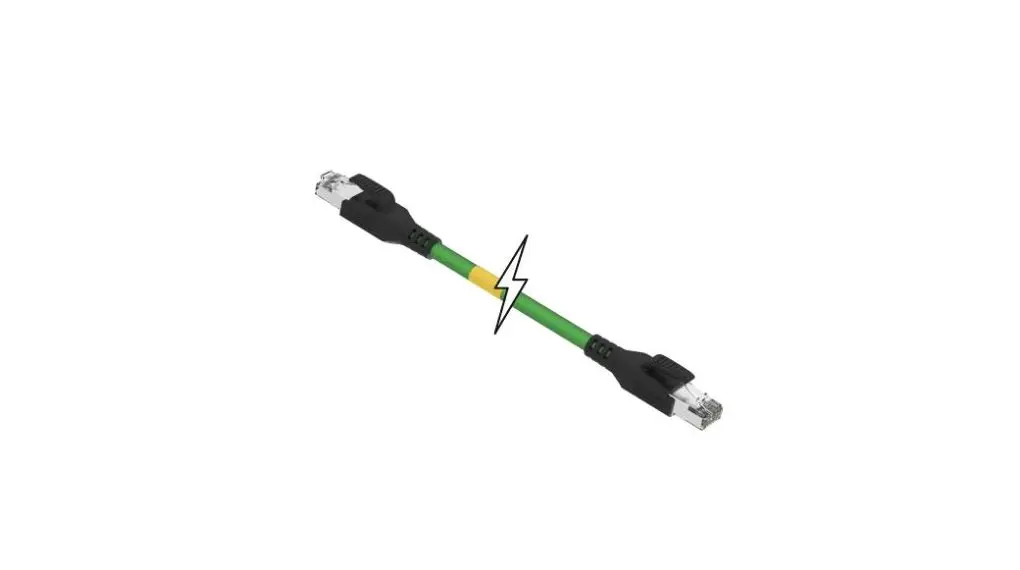 Produktfoto 1 von Molex RJ45 Ethernet-Kabel, 2 m, Grün, Thermoplastisches Elastomer