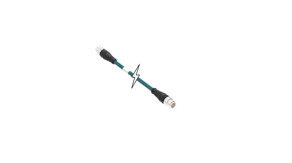 Produktfoto 1 von Molex Brad Micro-Change, 4-polig konfektioniertes Sensorkabel, M12, M12, Gerade, Gerade Stecker 4 / M12, M12, Gerade,