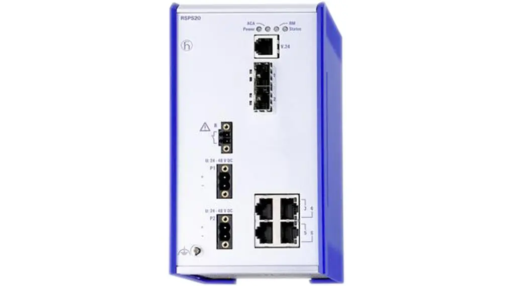 Produktfoto 1 von Hirschmann RSPS20-06002T1TT-SCCZ9HSE2S Ethernet-Switch 6-Port Netzwerkschalter