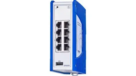 Produktfoto 1 von Hirschmann SPIDER-SL-20-08T1999999TY9HHHH Ethernet-Switch 8-Port Unmanaged 100Mbit/s