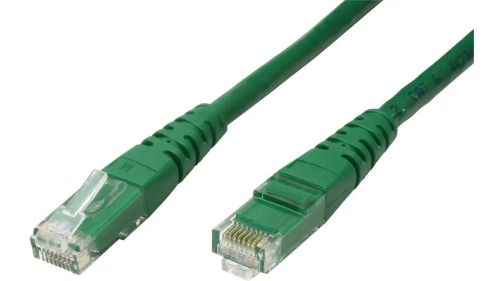 Produktfoto 1 von Roline 21.15 Kat. 6 Patchkabel, 3 m, Grün Ungeschirmt Ungeschirmt, Polyvinylchlorid