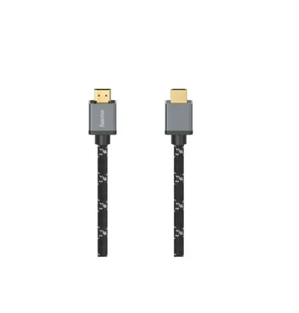 Produktfoto 1 von Hama HDMI HDMI-Kabel A HDMI Stecker B HDMI Stecker, 3 m, Schwarz