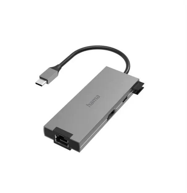 Produktfoto 1 von Hama, USB 3.2 USB-C-Hub, 5 USB Ports, USB C, USB, USB-Bus, 10 x 1.1 x 4.4cm