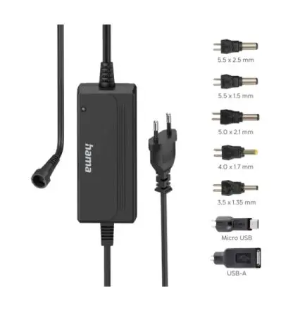 Produktfoto 1 von Hama 36 W Steckernetzteil EU 3 A, 15V, 5 V