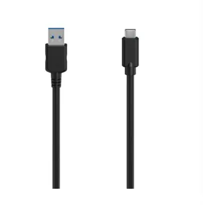 Produktfoto 1 von Hama Stecker USB-Kabel, USB Typ A, USB Typ C Stecker / USB Typ A, 1.5 m Schwarz