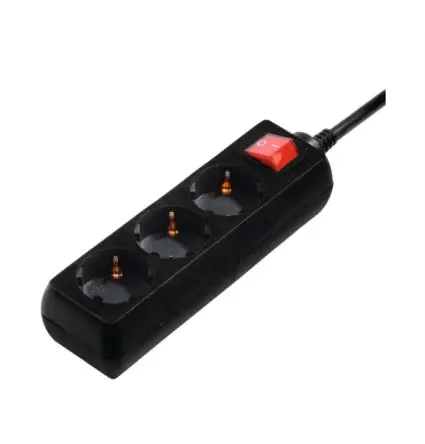 Produktfoto 1 von Hama 00108816 Typ F Steckdosenleiste Überspannungsschutz, 3-fach 16A CEE 7/4, 3m Kabel, 250V