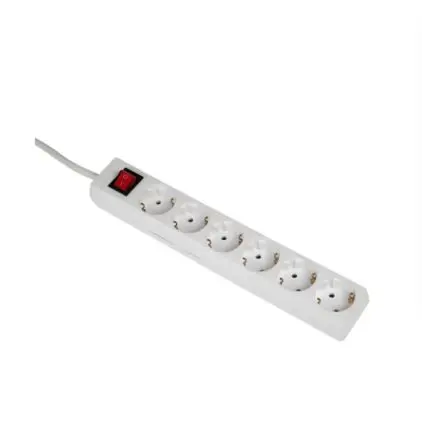 Produktfoto 1 von Hama 00108833 Typ F Steckdosenleiste Überspannungsschutz, 6-fach 16A CEE 7/4, 5m Kabel, 250V