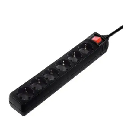 Produktfoto 1 von Hama 00137266 Typ F Steckdosenleiste Überspannungsschutz, 6-fach 16A CEE 7/4 Überspannungsschutz, 5m Kabel, 250V